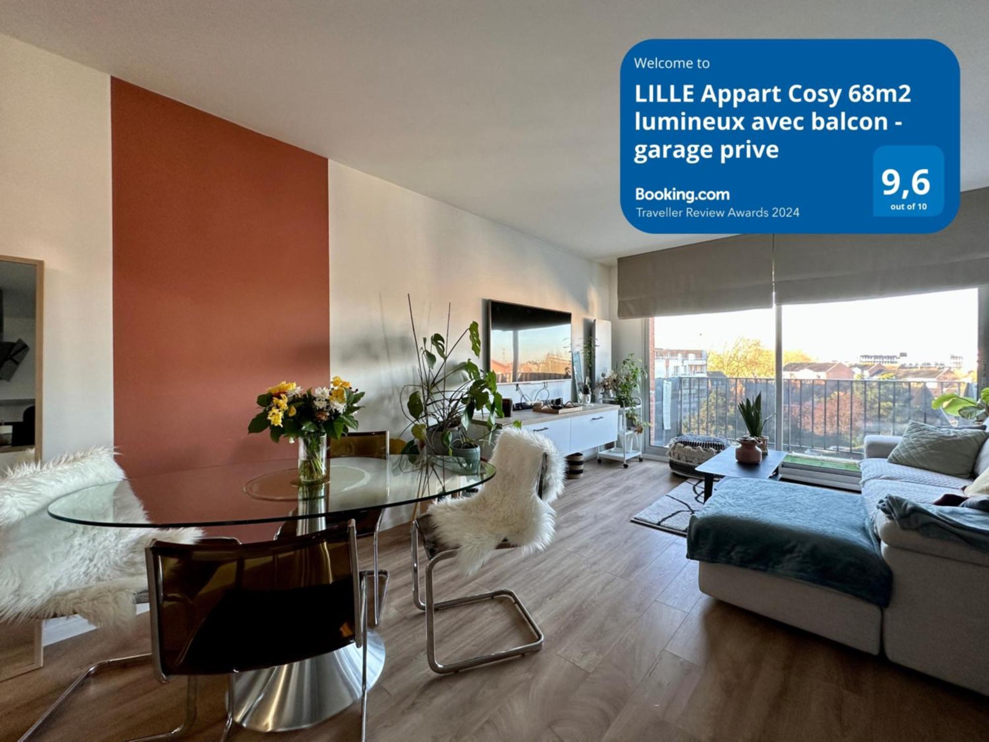 Lille Appart Cosy 68M2 Lumineux Avec Balcon - Garage Prive Exterior foto